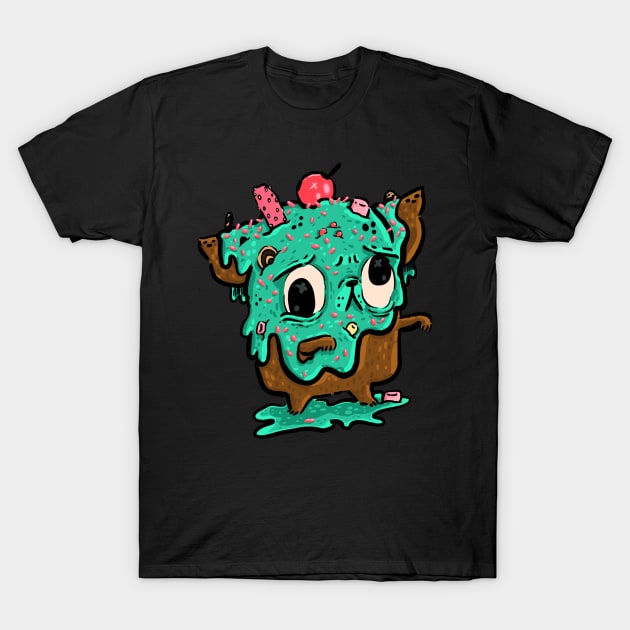 Zombie Ice Cream Bub T-Shirt by Fluffymafi